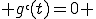  g`(t)=0 